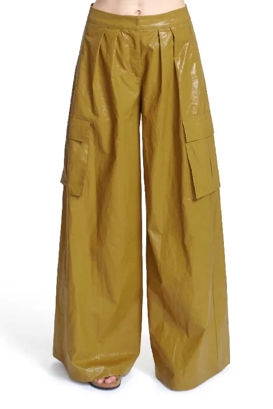 Online Exclusive Nubia Wide Leg Pants In Olive