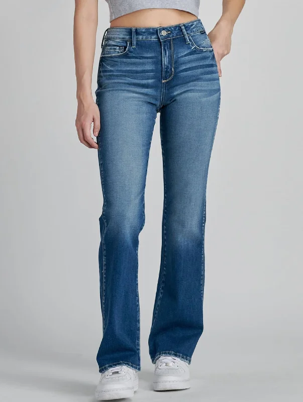 Bargain Alert Monique High Rise Bootcut Jean In Medium Wash