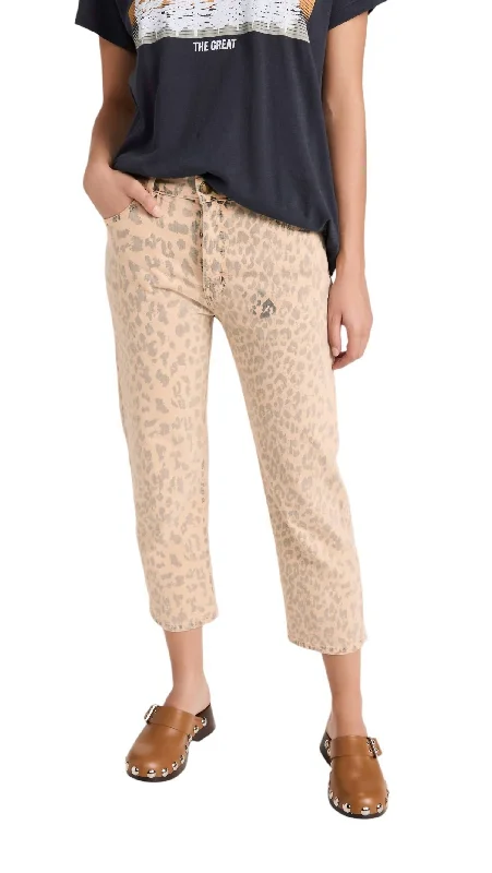 Weekend Discounts to Savor The Wayne Jean In Vintage Leopard