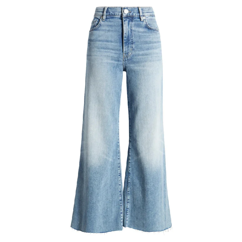 Can't Be Beat Frame Women's Le Palazzo High Waist Crop Wide Leg Jeans, Whimsy