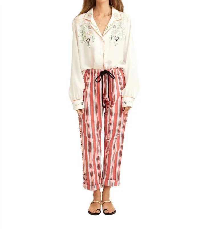 Weekend Bargains to Snag Pirate Pant In Red Stripes