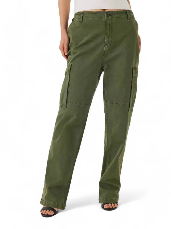 Discount Mania Uniform Cargo Pant In Fatigue001
