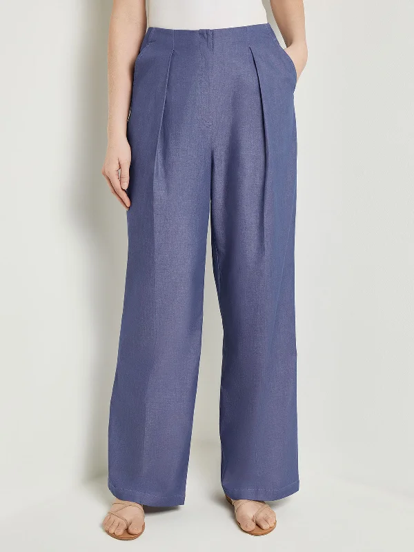 Weekend Offers That Please Zipper Fly Wide Leg Pants