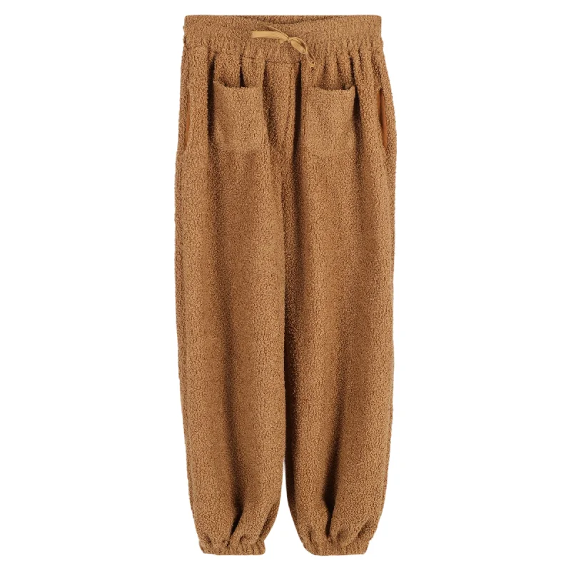 Limited Supply Frankie Shop Fuzzy Sweatpants in Brown Polyester