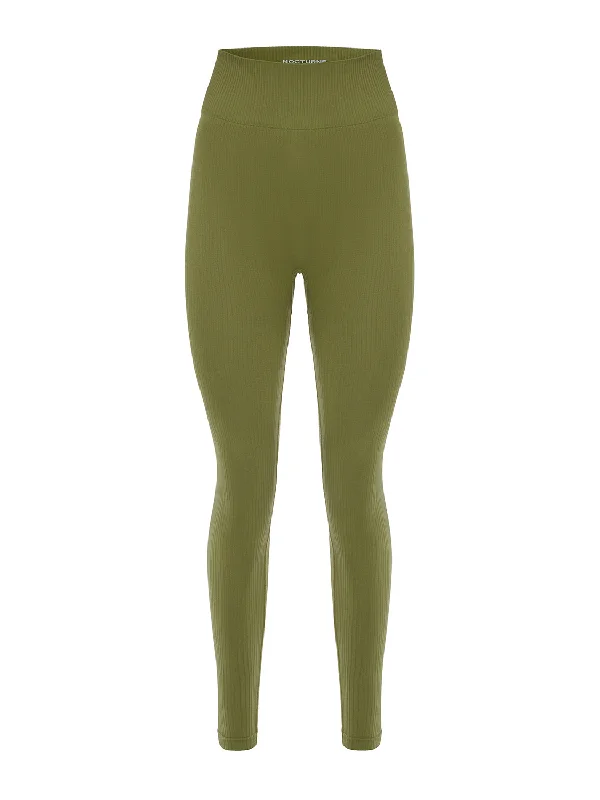 Unbeatable Prices Ribbed High-Waisted Leggings