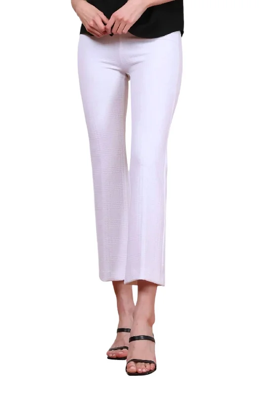 Early Access Leo Jacquard Pant In White