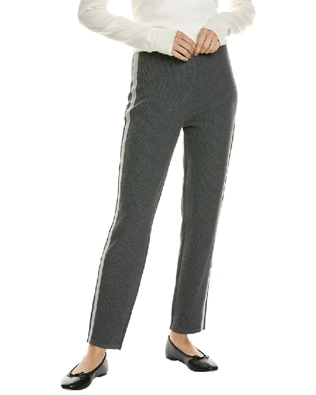 Super Deal St. John Melange Spectator Stretch Pique Knit Pant