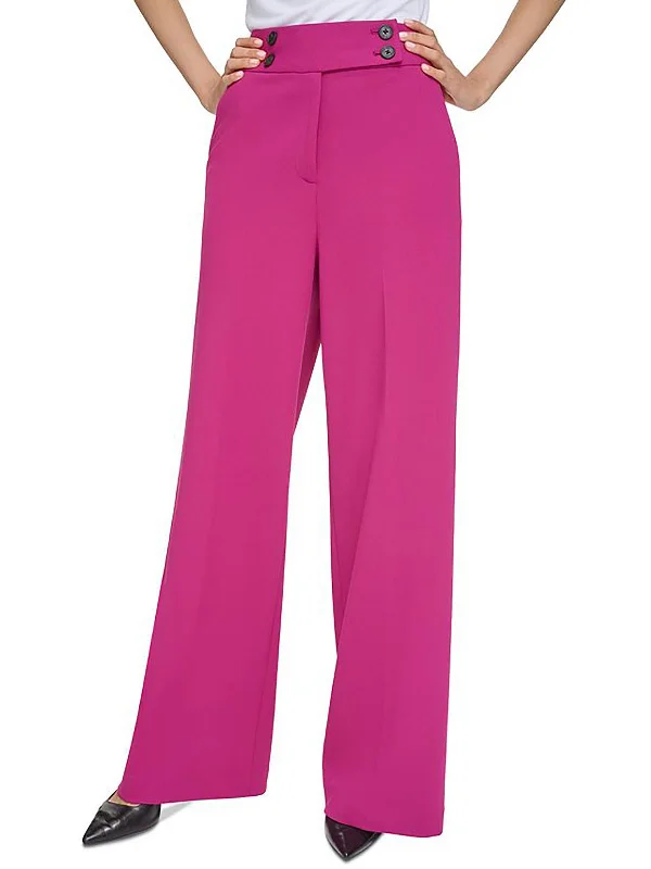 Unbeatable Prices Plus Womens High Rise Business Wide Leg Pants