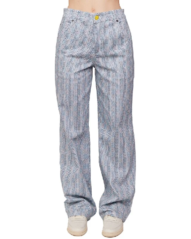 Best Deals Samii Ryan Smiley Checkered Logo Pant