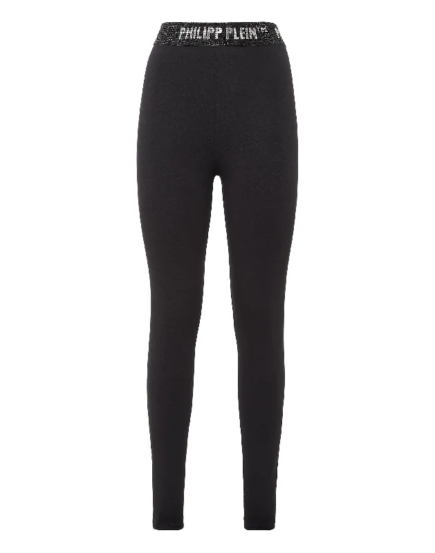 Instant Discount High Waist Leggings  with Crystals