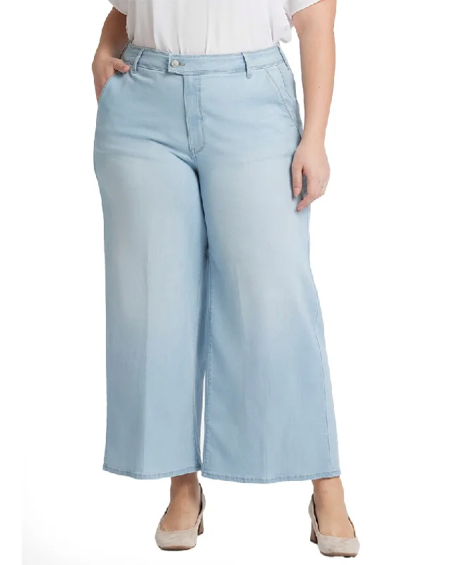 Special Promotion NYDJ Mona Oceanfront Wide Leg Jean