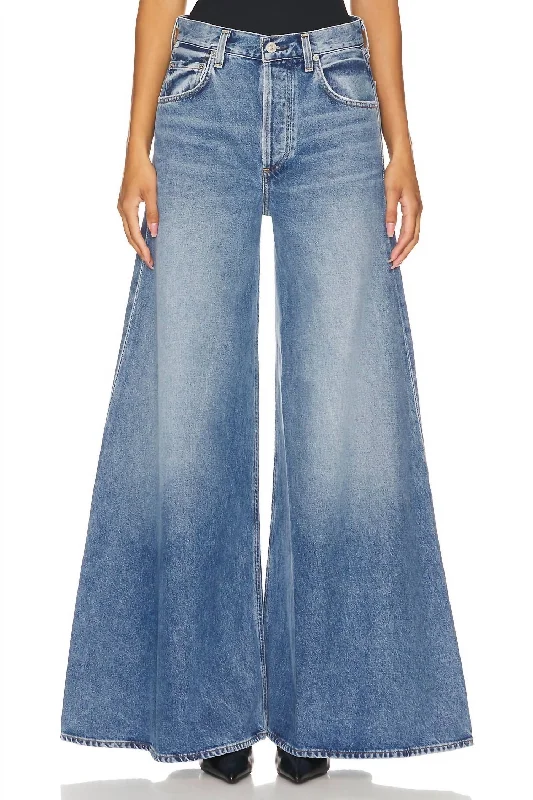 Price Slash Amari Ultra Wide Leg Jean In Dweller