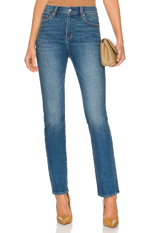 Limited Time Offer Monroe High Rise Cigarette Jeans In Leon