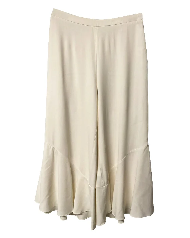 Year-End Sale Peter Pilotto Cropped Pants in White Acetate