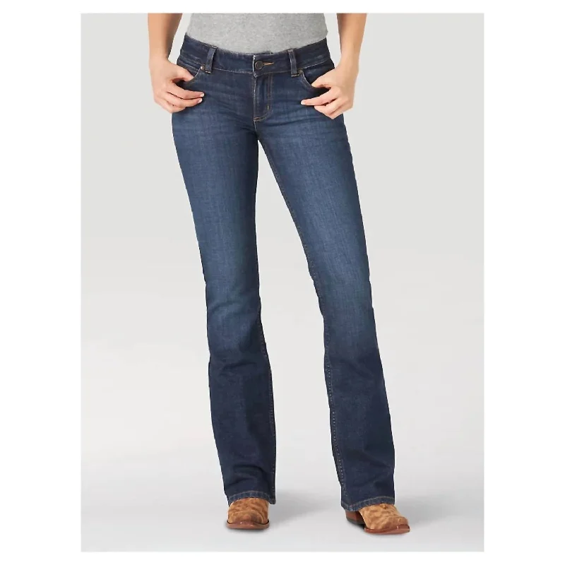 Flash Deals Women's Mid Rise Retro Mae Bootcut Jean In Hadley