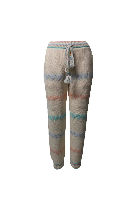 Weekend Shopping Made Better Love Shack Fancy Chabela Pants in Multicolor Cotton
