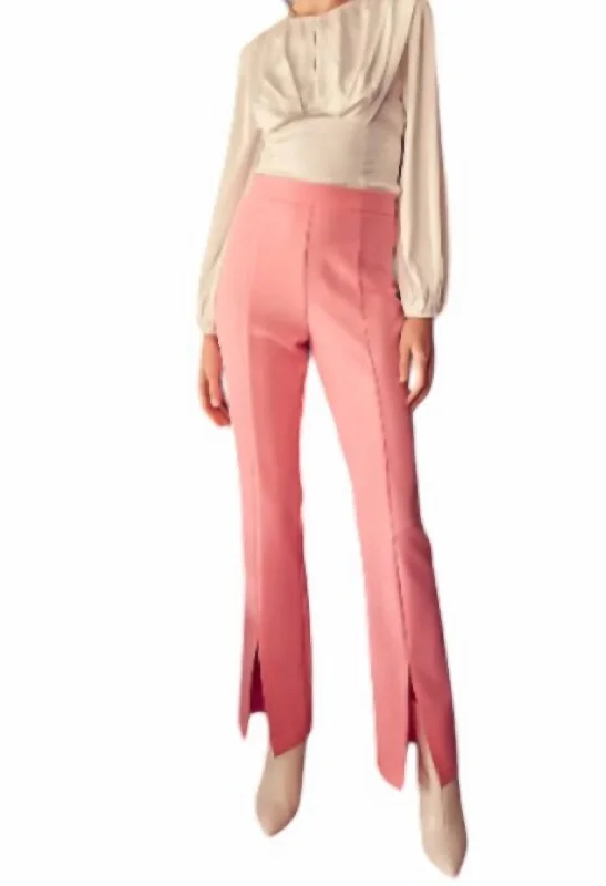 Special Buy Doll Slit Pants In Pink