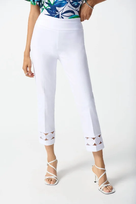 Sale Alert Cropped Pull On Pants In White