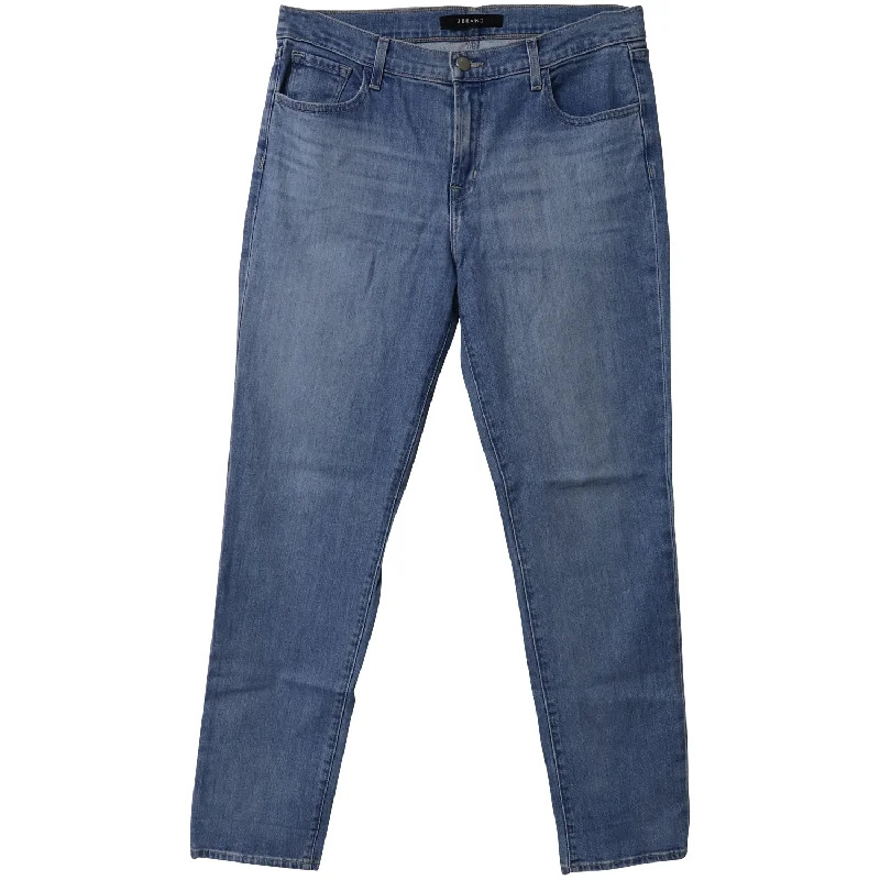 Weekend Savings Sensation J Brand Cropped Jeans in Blue Cotton Denim