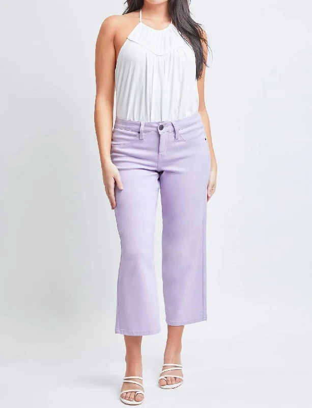 Buy More, Save More Missy High-Rise Hyperstretch Wide Leg Jeans In Lavender