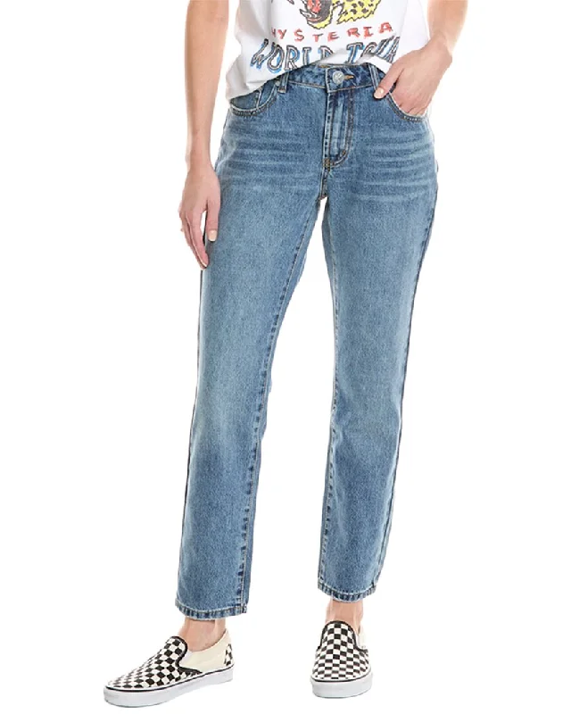 Loyalty Reward One Teaspoon Stixx Blue Love Low Rise Slim Straight Jean