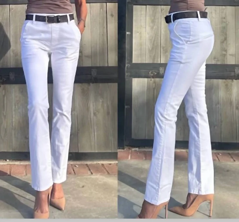 Don't Wait Nansi Denim In White