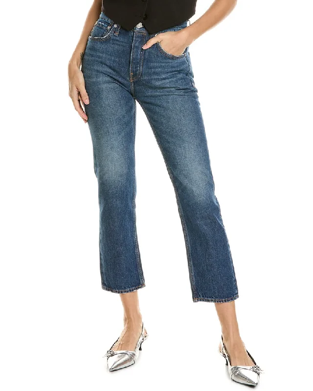 Shop and Save rag & bone Maya High-Rise Charlock Ankle Slim Jean