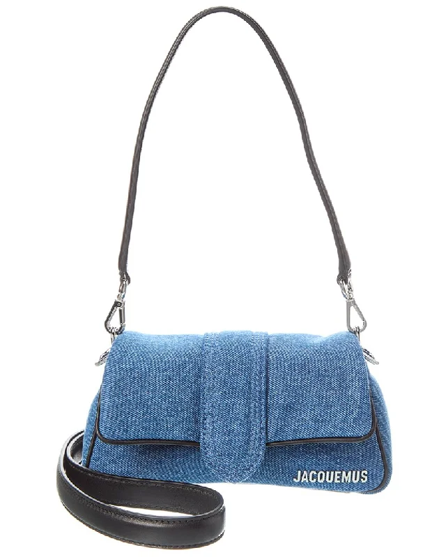 Crazy Deal Jacquemus Le Petit Bambimou Denim & Leather Shoulder Bag