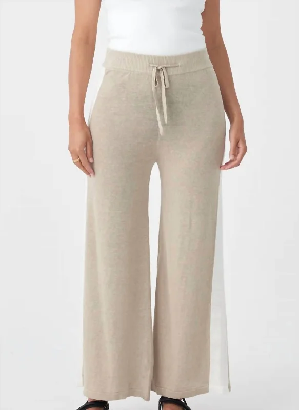 Weekend Deal Larry Hose Pants In Taupe/cream