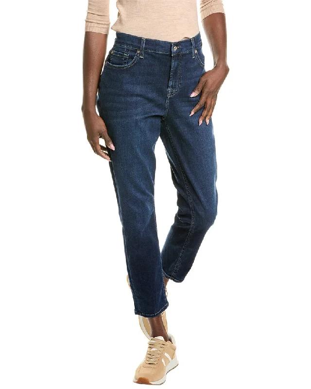 Weekend Discounts to Grab 7 For All Mankind The Ankle Indigo Rinse Skinny Jean