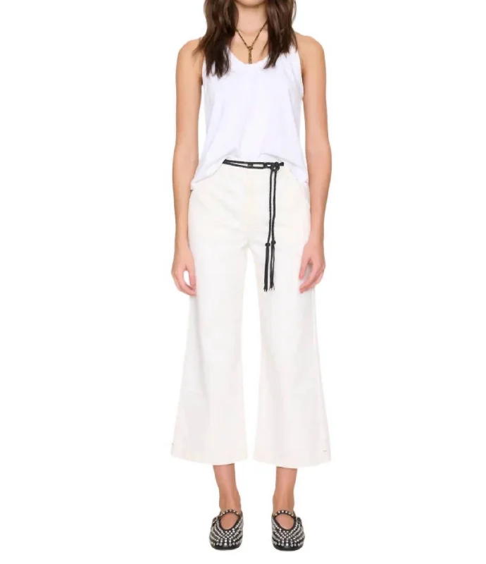 Weekend Savings Fiesta Corbin Denim Pants In White