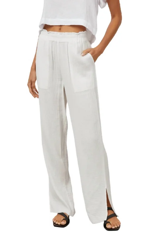 Weekend Deal Leon Pant In White