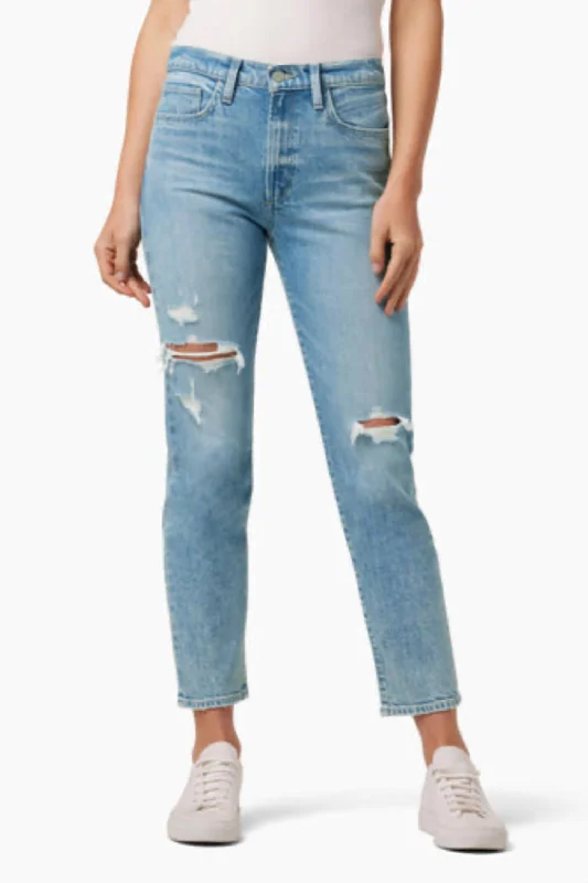 Savings Bonanza Luna High Rise Cigarette Ankle Jean In Endless