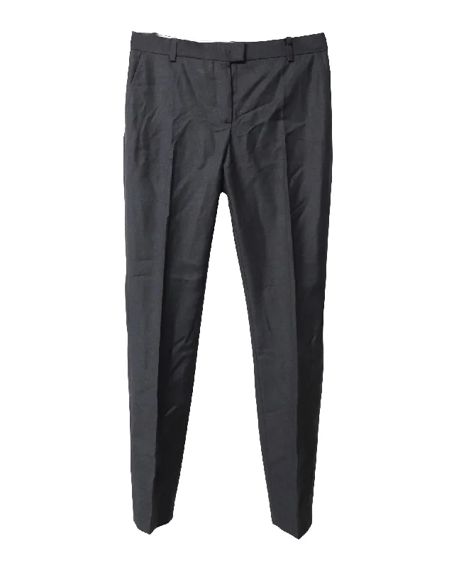 Savings Soar This Weekend Joseph Straight-Cut Tailored Trousers in Grey Laine