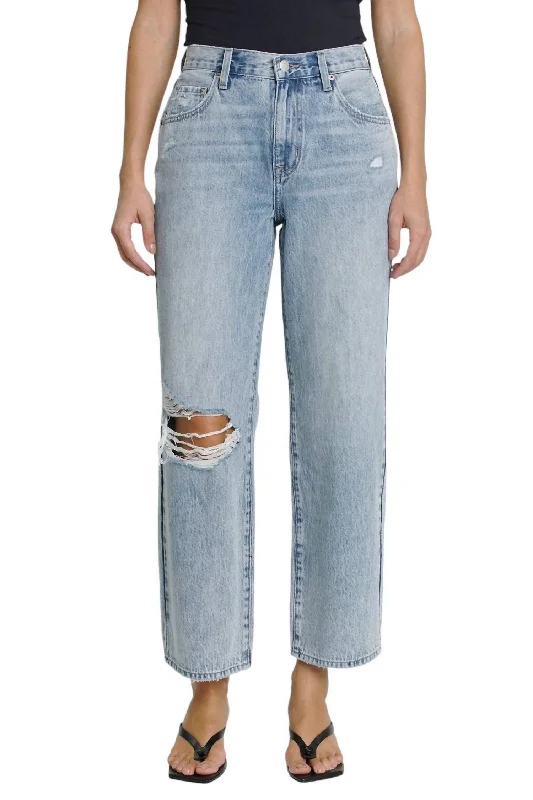 Price Cut Bobbie Straight Wide Leg Jean In Skyview