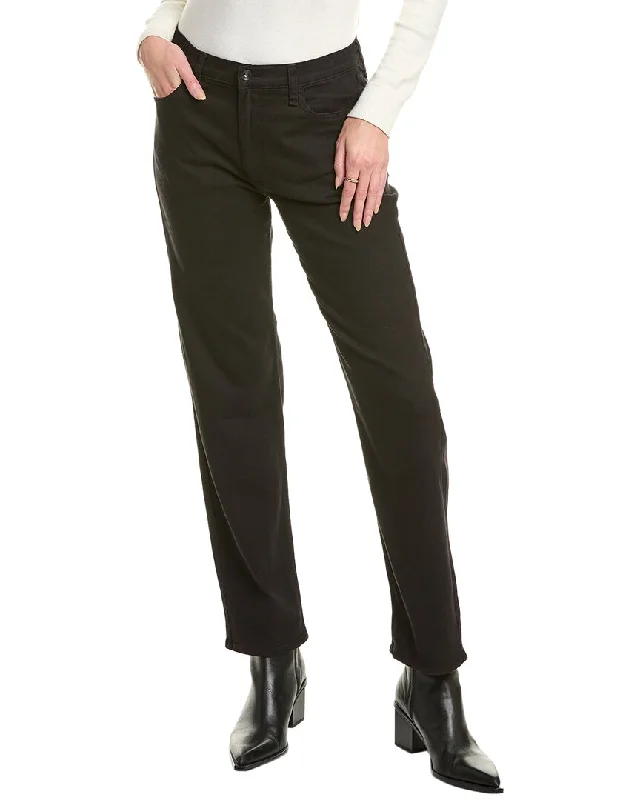 Time-Limited Offer rag & bone Hatti Black Rinse Straight Jean
