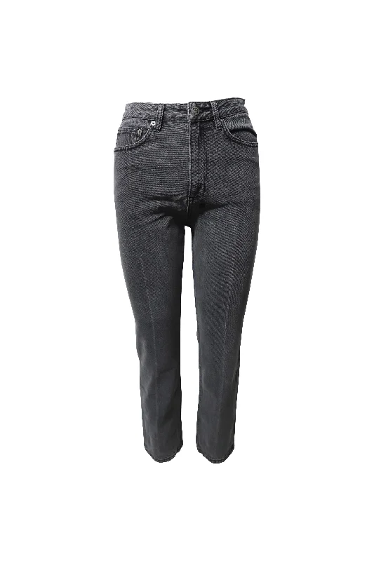 Weekend Deals That Dazzle Ksubi Straight-Leg Jeans in Grey Cotton Denim
