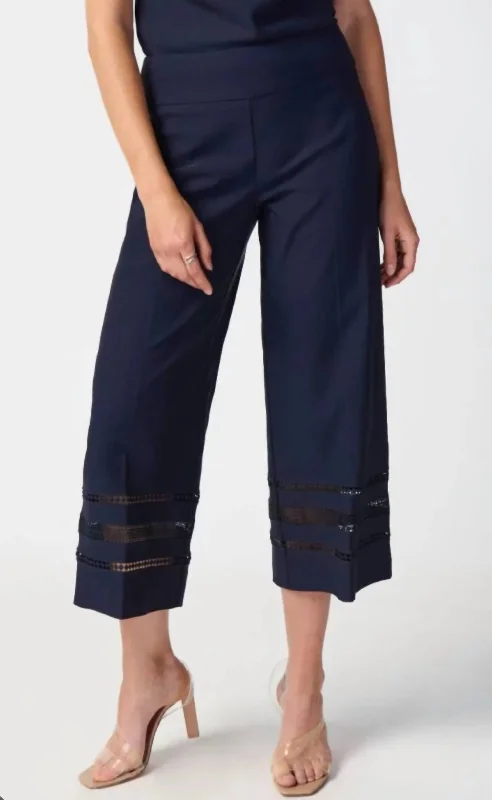 Special Offer Culotte Pant In Midnight Blue