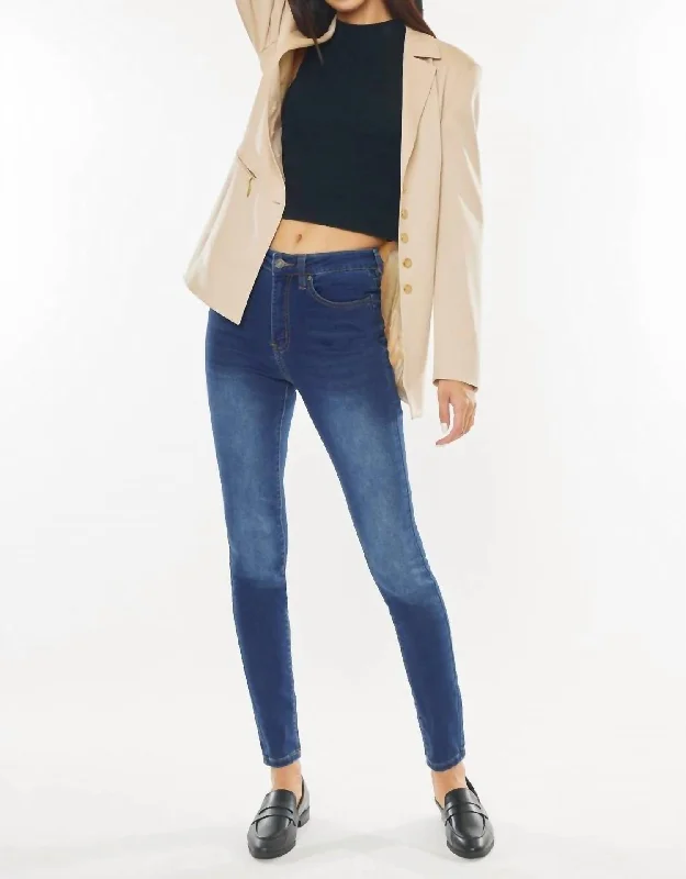 Bonus Savings Vanessa High Rise Super Skinny Jeans In Medium Stone Wash