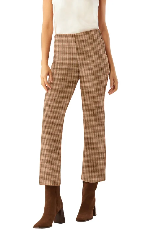 Lowest Prices Prince Cropped Flare Pant In Autumn Check