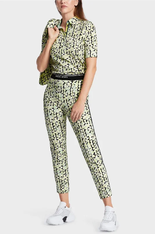 Epic Deals Soft Sage Sofia Pull-On Print Trousers In 509