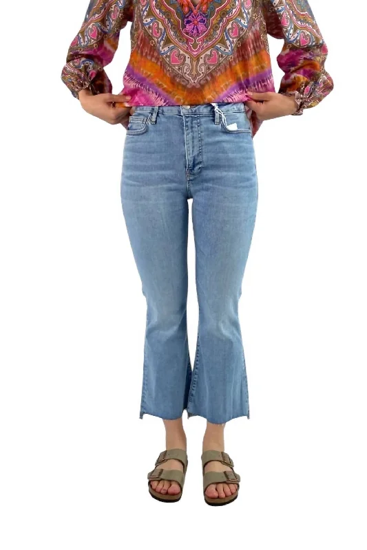 Special Offer Le Crop Mini Boot Fray Jean In Colorado