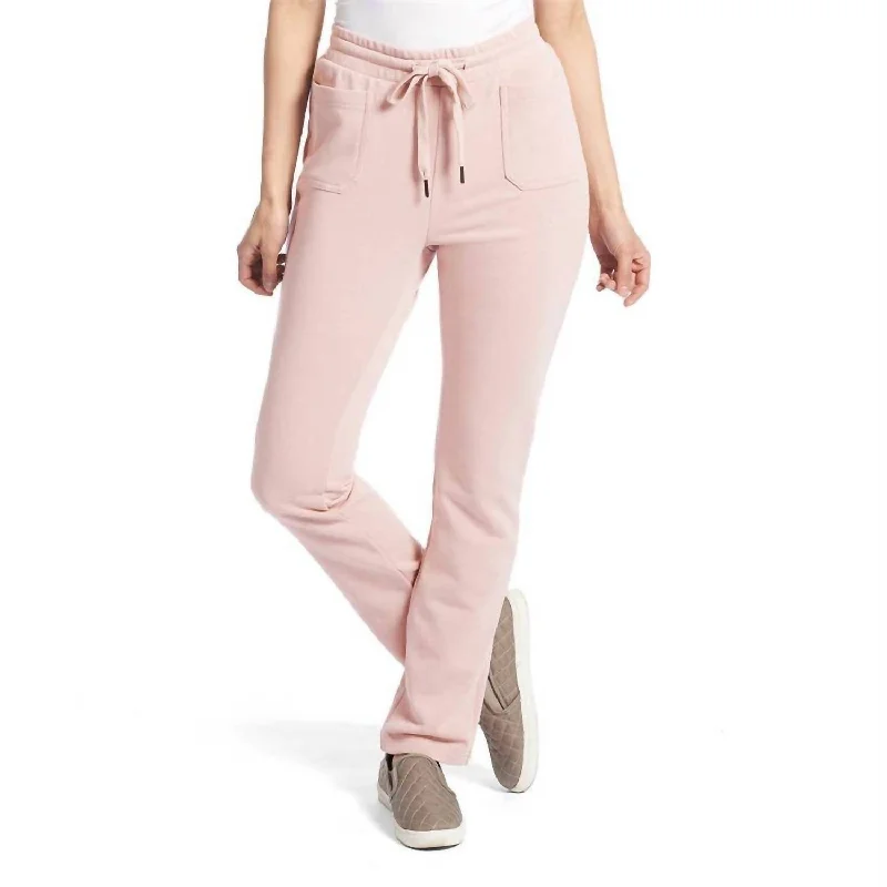 Mega Sale Boyfriend Drawstring Sweatpants In Dusty Pink