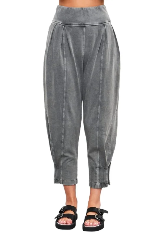 Crazy Savings Amber Slim Trouser Pants In Gray