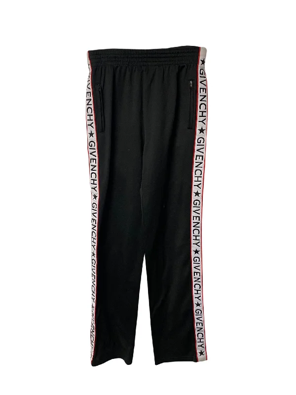 Super Sale Givenchy Logo Tape Track Pants in Black Polyester