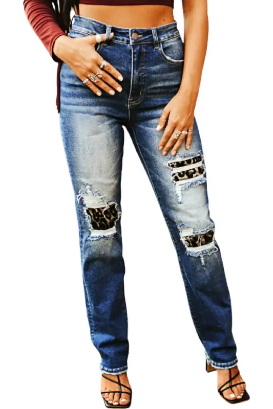 Price Meltdown Tummy Control Boyfriend Jeans In Mid Wash