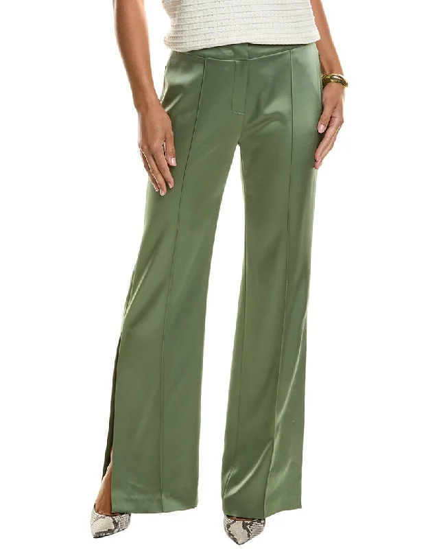Weekend Discounts to Love Elie Tahari Satin Side Slit Pant