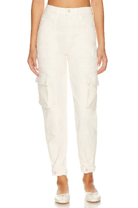 Deep Discounts Curbside Cargo Flood Jean In Eggnog