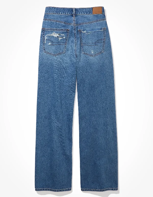 Discount Mania AE Super High-Waisted Baggy Wide-Leg Jean