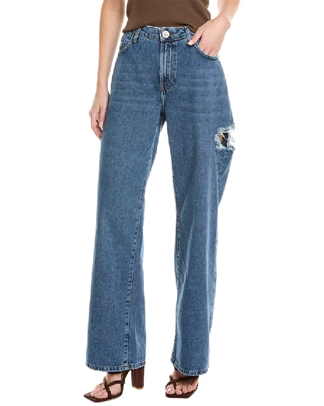 Exclusive Savings One Teaspoon Jackson Rosewood Wide Leg Jean